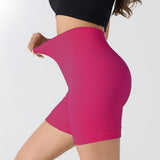 Seamless Threaded Elastic Three-quarter Pants