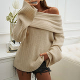 Loose Pullover Long Sleeved Sweater