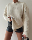 Loose Pullover Round Neck Sweater