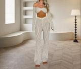 Tube Top Knitted Suit