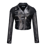 Short PU Leather Jacket