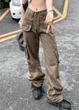 Multi Pocket Retro Cargo Pants.