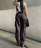 Cargo wide legs retro Pants