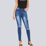 Jean skinny taille haute 