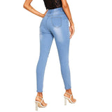 High Waist Pencil Jeans - The Woman Concept