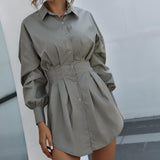 long sleeve blouse dress.