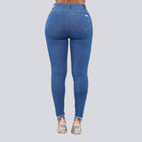 High Waist Slim Fit Pencil Jeans - The Woman Concept