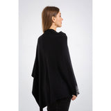 Black Cloak Knitted Cardigan.