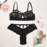 Corset Hollow Bra + High Waist Panties.