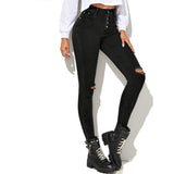 High Waist Skinny Jeans - The Woman Concept