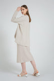 Oversize Long Sleeve Knitted Causal Sweater Pullover - The Woman Concept