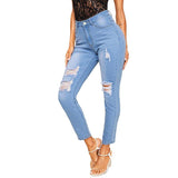 High Waist Pencil Jeans - The Woman Concept