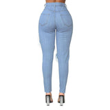 High Waist Skinny Jeans - The Woman Concept