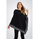 Black Cloak Knitted Cardigan.