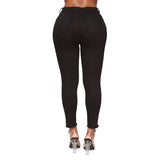 High Waist Slim Fit Pencil Jeans - The Woman Concept