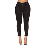 High Waist Slim Fit Pencil Jeans - The Woman Concept