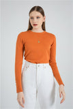 Button Sleeve Knitted Sweater Pullover - The Woman Concept