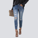 High Waist Stretch Jeans - The Woman Concept