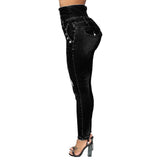 High Waist Stretch Jeans - The Woman Concept