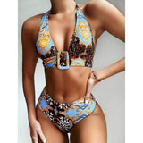 Bikini imprimé africain