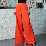 High Waist Bell Bottom Wide Leg Pants - the woman concept