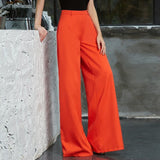 High Waist Bell Bottom Wide Leg Pants - the woman concept